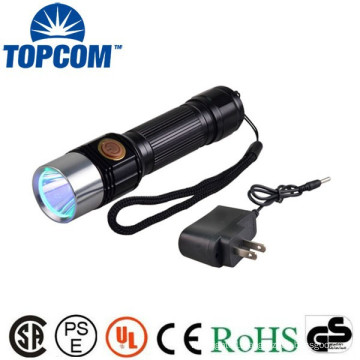 Rechargeable Ultraviolet Blacklight Flashlight High Power LED Inspection Lights